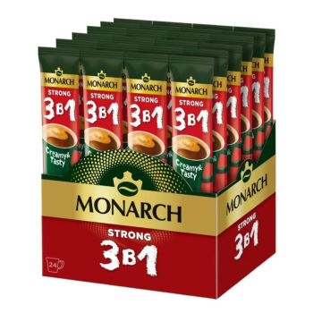 Кофе растворимый в стиках Monarch Strong 3 в 1 (24 стика) 312 гр.