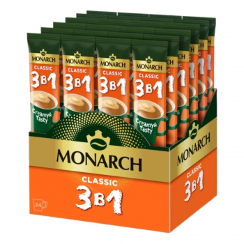 Кофе растворимый в стиках Monarch Classic 3 в 1 (24 стика) 324 гр.