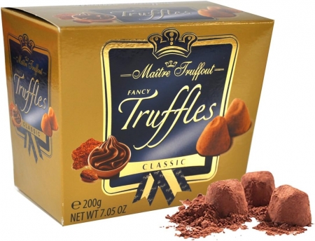 Конфеты трюфельные Maitre Truffout Fancy Truffles Classic 200 гр.