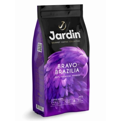 Кофе в зернах Jardin Bravo Brazilia 250 гр.