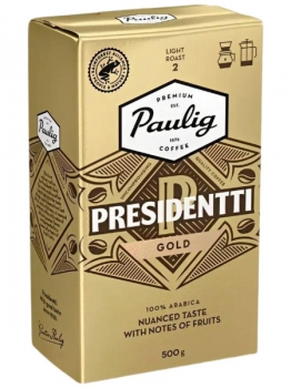 Кофе молотый Paulig Presidentti Gold №2 Light Roast 500 гр.