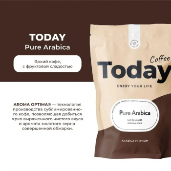 Кофе растворимый TODAY Pure Arabica 150 гр.