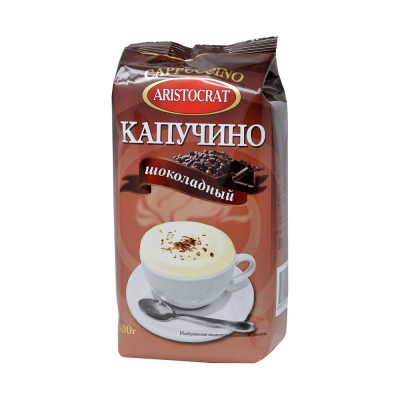 Растворимый кофейный напиток КАПУЧИНО ARISTOСRAT "Шоколадный" 300 гр.