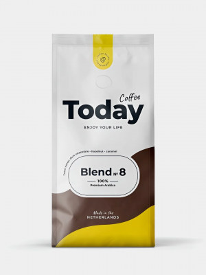 Кофе в зернах TODAY Blend №8 Arabica 100% Premium, 200 гр.