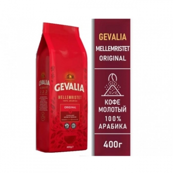 Кофе молотый GEVALIA Mellemristet ORIGINAL 400 гр.
