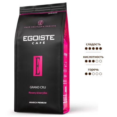 Кофе в зернах EGOISTE GRAND CRU 250 гр.