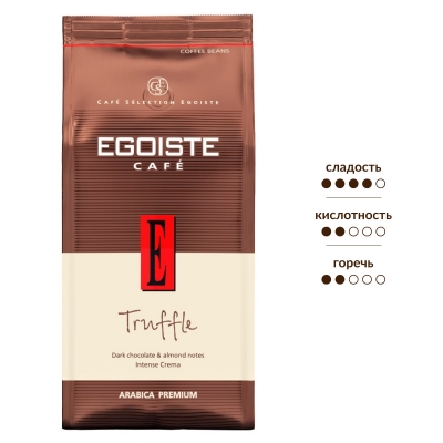 Кофе в зернах EGOISTE TRUFFLE Arabica Premium 250 гр.