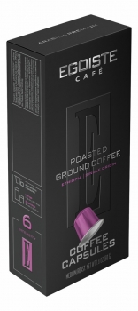 Кофе в капсулах EGOISTE Cafe ETHIOPIA для системы Nespresso 10 капсул по 5 гр.