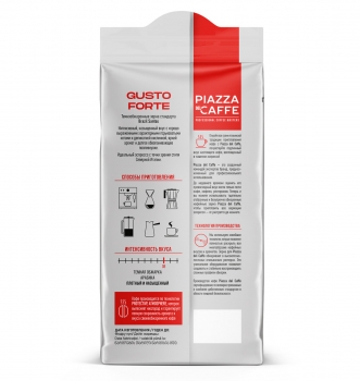 Кофе молотый PIAZZA DEL CAFFE Gusto Forte 250 гр.